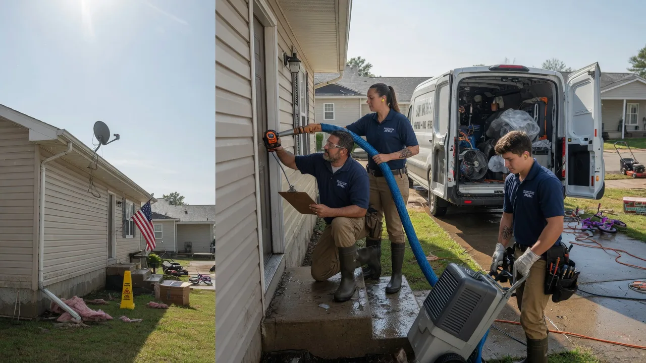 Ceiling Water Damage Restoration in Egypt, AR near me